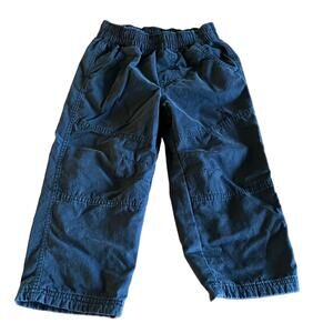 Circo 3T Black Woven Lined Pants Pull On Elastic Waist Front Pockets